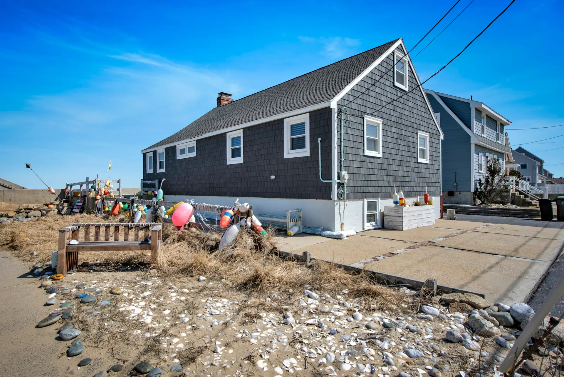 New Black siding on a house from Coastal Windows and Exteriors