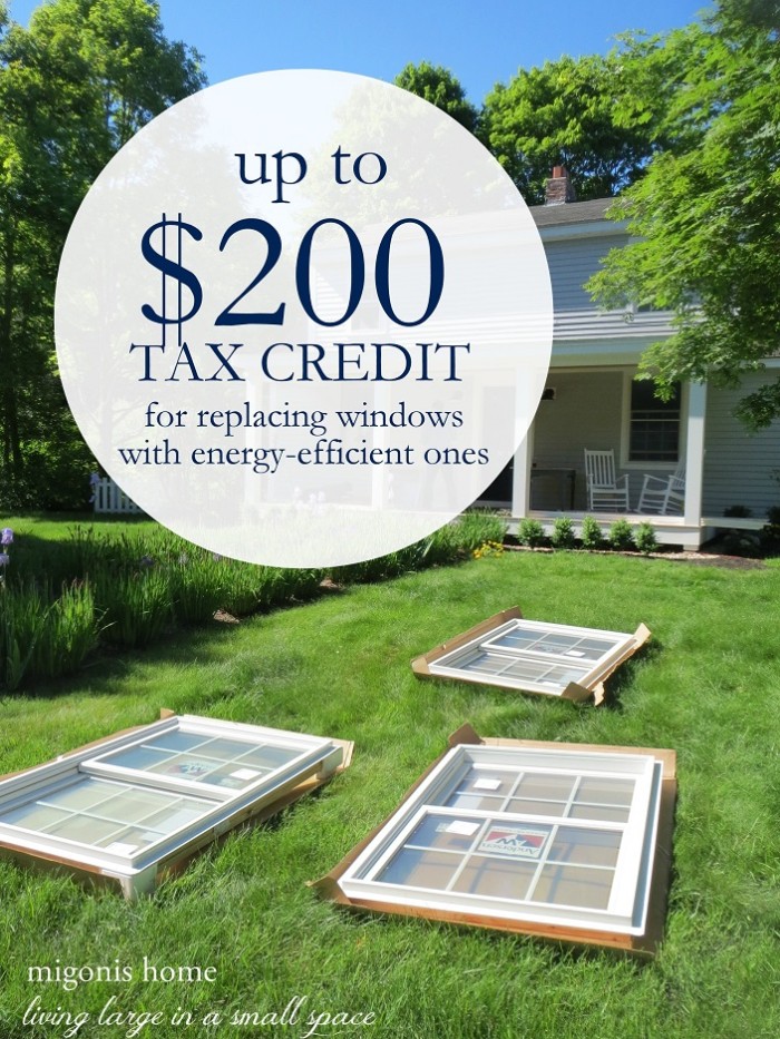 Tax Credit for replacing windows