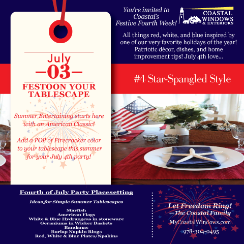 patriotic place setting tips
