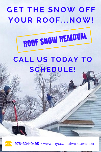 roof snow removal snow raking services massachusetts