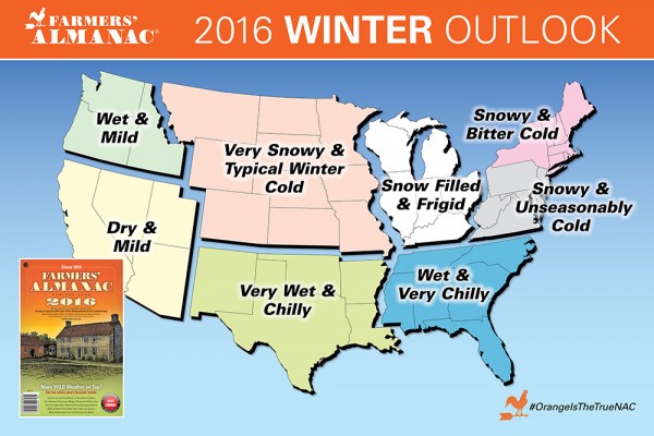 Farmer's Almanac Winter Prediction