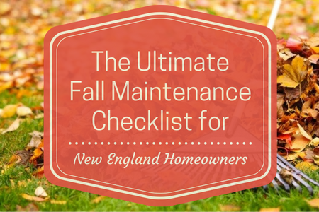 fall maintenance checklist new england homeowners