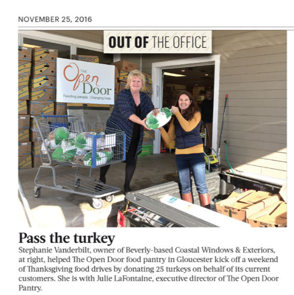 Pass the Turkey via Boston Business Journal