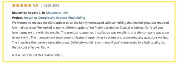 vinyl siding review by robert c.