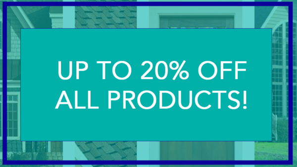 up to 20% off all products promotions