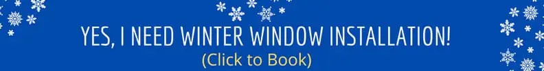 winter window installation