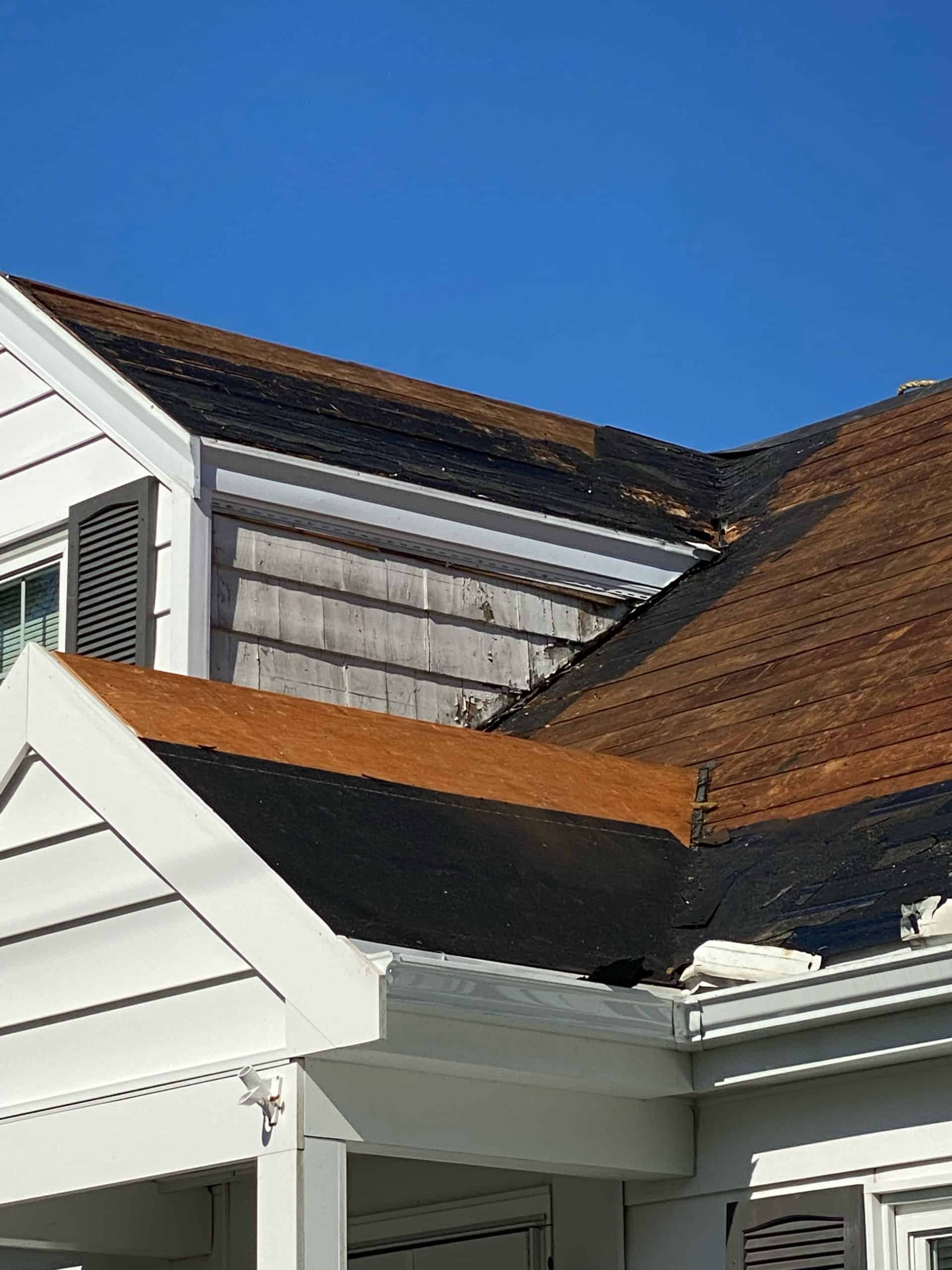 Roof rotting in the winter