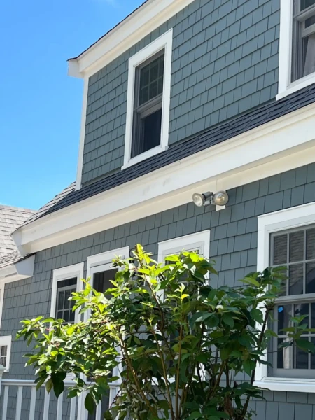 James Hardie siding color palette including Cobble Stone, Monterey Taupe, Light Mist, Boothbay Blue, Mountain Sage, and more