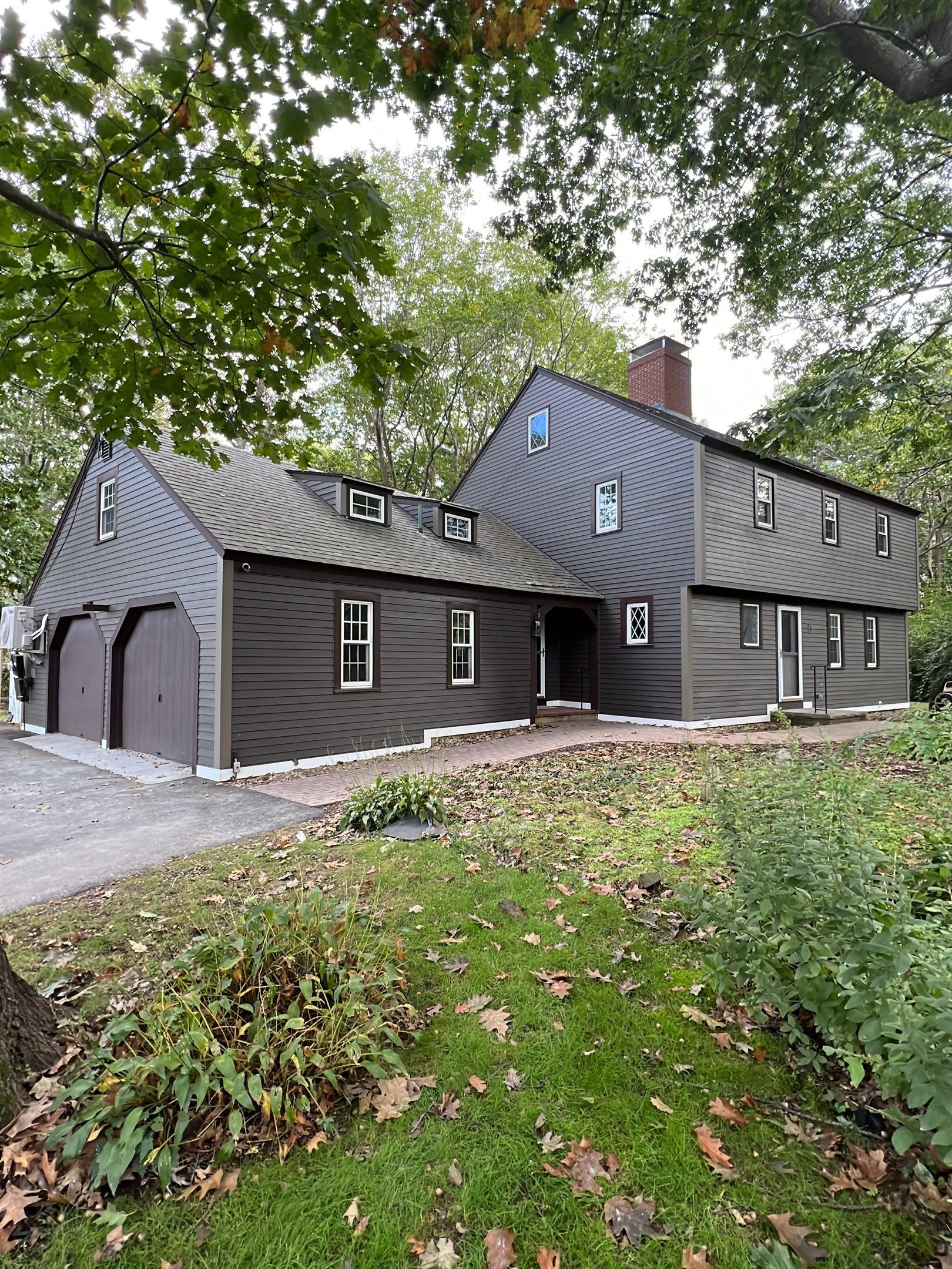 James Hardie Espresso Siding and GAF Roofing in York, ME