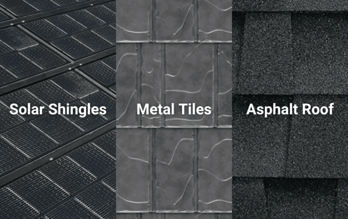 roofing options solar, metal and asphalt