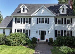 James hardie siding after installation in beverly ma