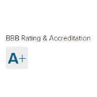 BBB Rating A+, indicating high accreditation and trustworthiness.