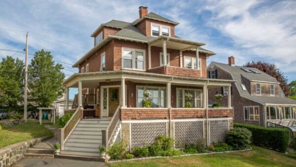 Energy-efficient replacement windows installed in a historic Nahant MA coastal home by Coastal Windows & Exteriors, combining charm with modern performance