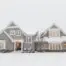 roof covered in snow and the impact of ice dams