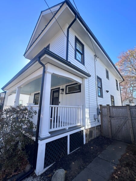 James Hardie shake siding installation in Beverly MA, North Shore, Essex County, by Coastal Windows & Exteriors for timeless curb appeal and weather-resistant durability
