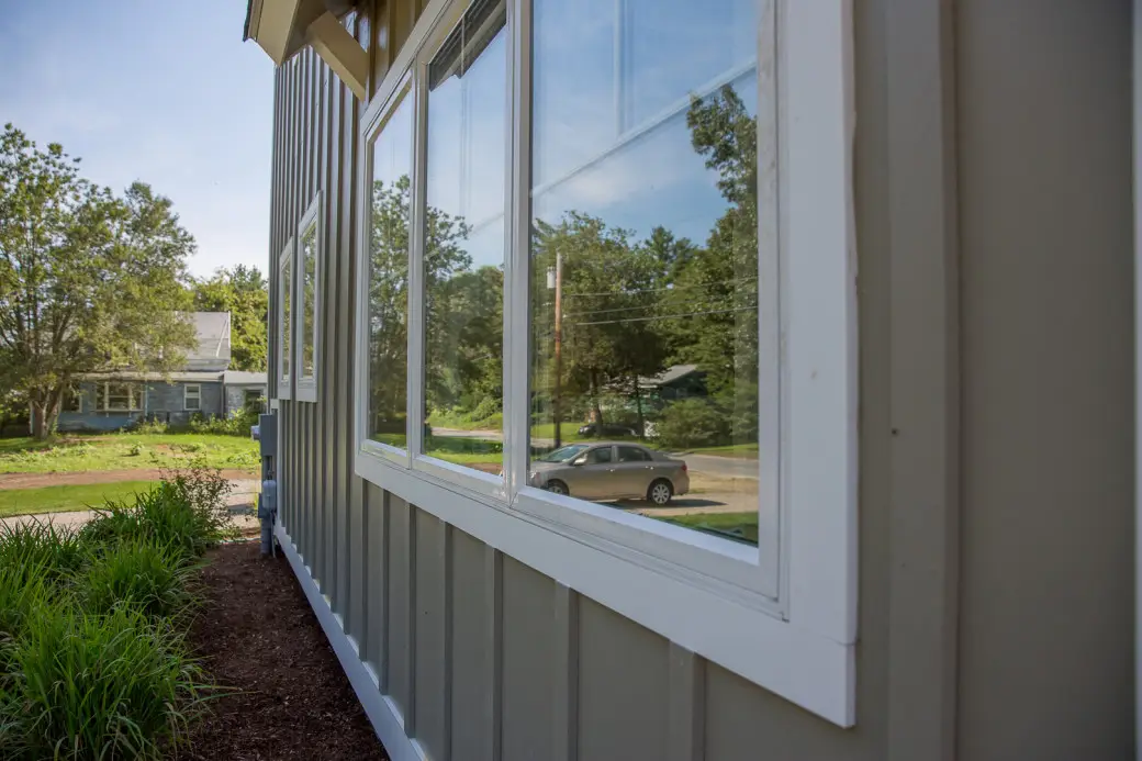 Gray Vinyl Siding Replacement in Salisbury MA