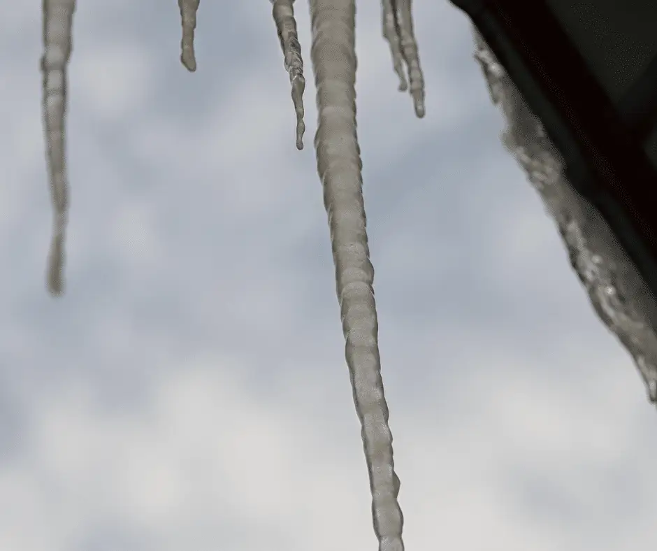 icicles on home