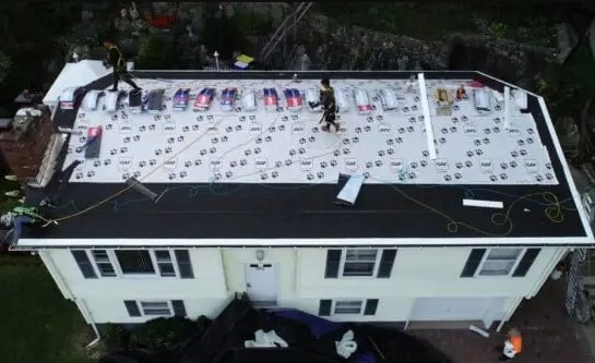 Aerial View Local Newbury MA Roofers
