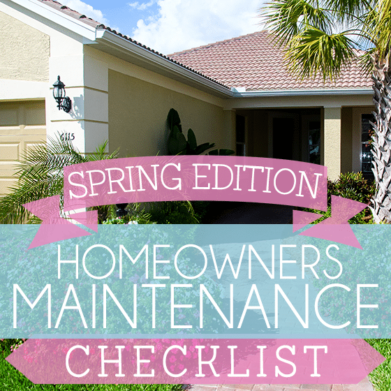 spring exterior home maintenance checklist