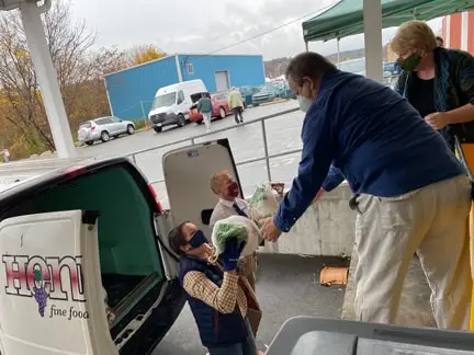 Unloading The Turkeys