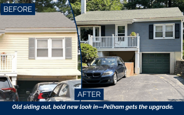 Vinyl siding installation in Pelham NH by Coastal Windows & Exteriors — trusted siding company in Pelham NH offering expert siding replacement Pelham NH, vinyl siding Pelham NH and durable exterior siding solutions.