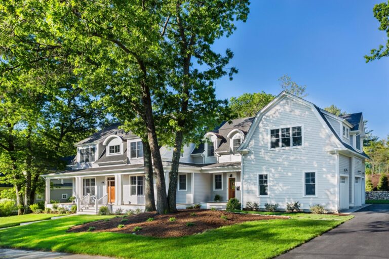 Hardie siding installation West Newton on beautiful home