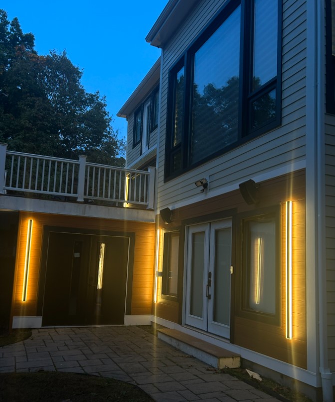 Afternoon View of James Hardie Siding Installed in Acton MA
