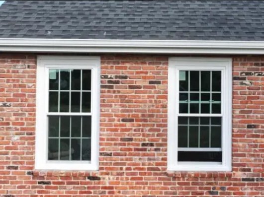 white-framed Windows Replacement Company near Rowley MA
