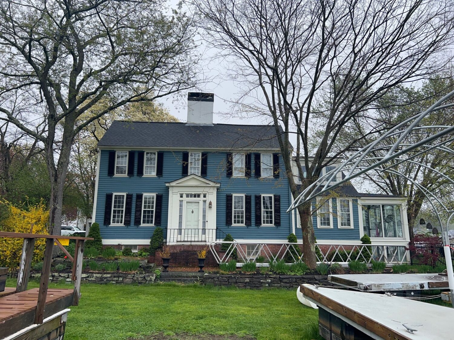 Weather-resistant front doors designed for Merrimack River valley homes in Amesbury Massachusetts