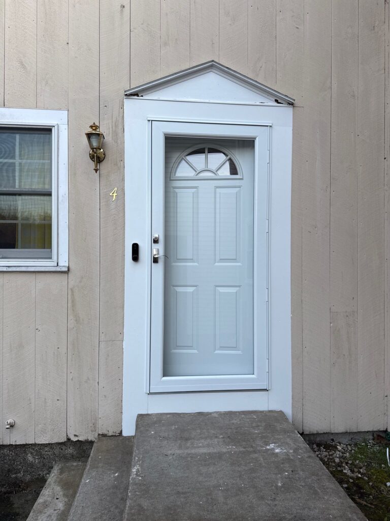 Custom front doors crafted for traditional family residences in Rowley MA