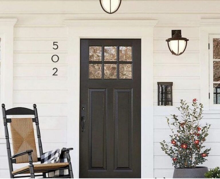 Fiberglass entry door installation in Norwell MA colonial-style home