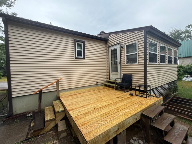 High-performance vinyl siding installation project completed in Laconia NH, Central NH, Belknap County neighborhood