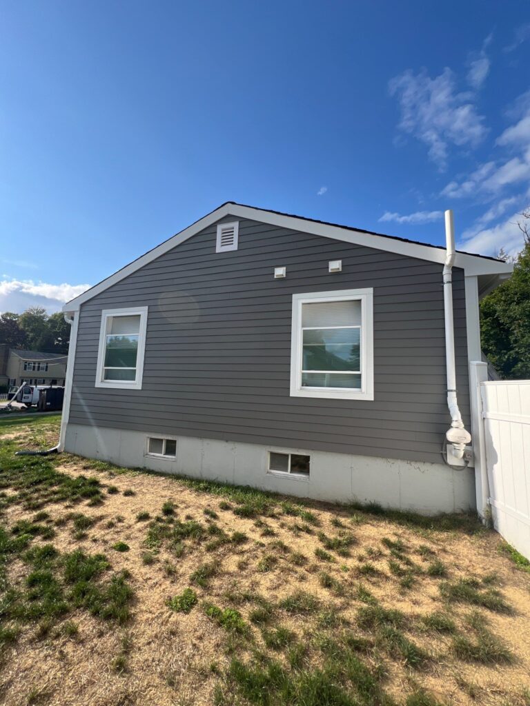 High-performance window installation project completed in Laconia NH, Central NH, Belknap County neighborhood