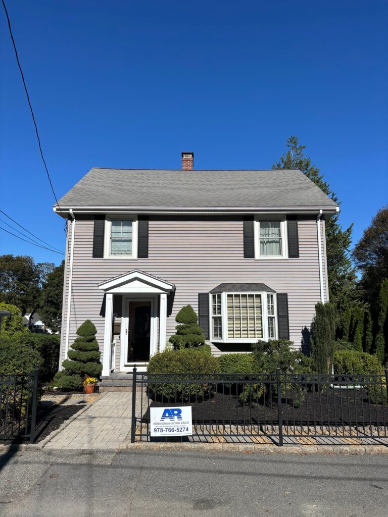 Stylish front door installation enhancing Beverly MA home by Coastal Windows & Exteriors