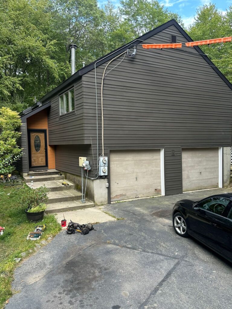 Premium James Hardie siding installation project completed in Derry NH, Southern NH, Rockingham County by skilled professionals