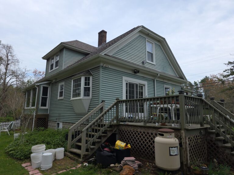 Complete window installation transformation in Rochester NH by Coastal Windows & Exteriors professionals