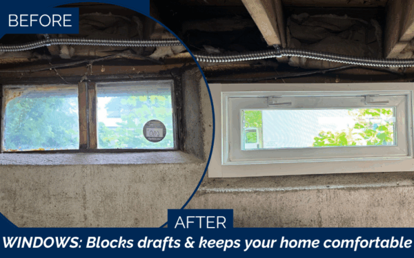 Window replacement before and after transformation for energy efficiency in Salem MA, North Shore, Essex County