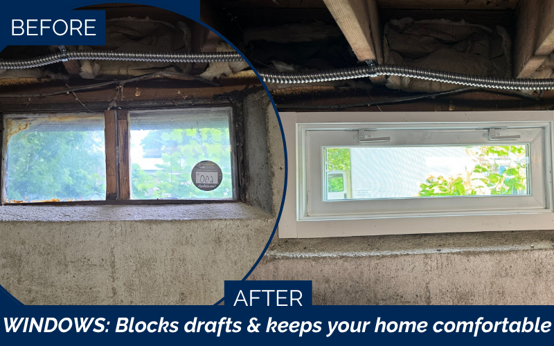 Window replacement before and after transformation for energy efficiency in Salem MA, North Shore, Essex County