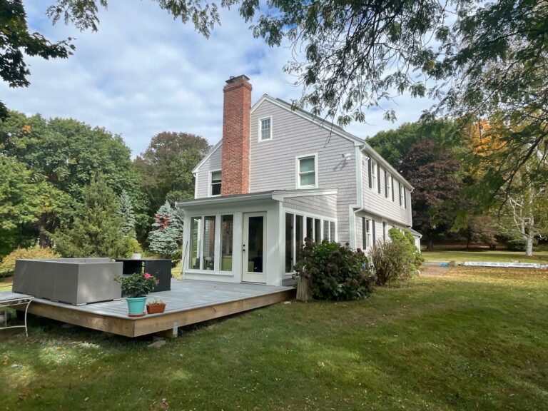 Energy-efficient front door installation in West Newbury MA home by Coastal Windows & Exteriors