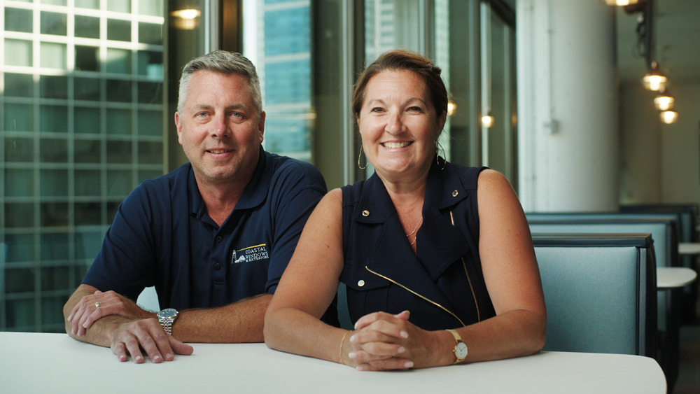 Award-winning #4 ranked New England home improvement company in New England team working on local project