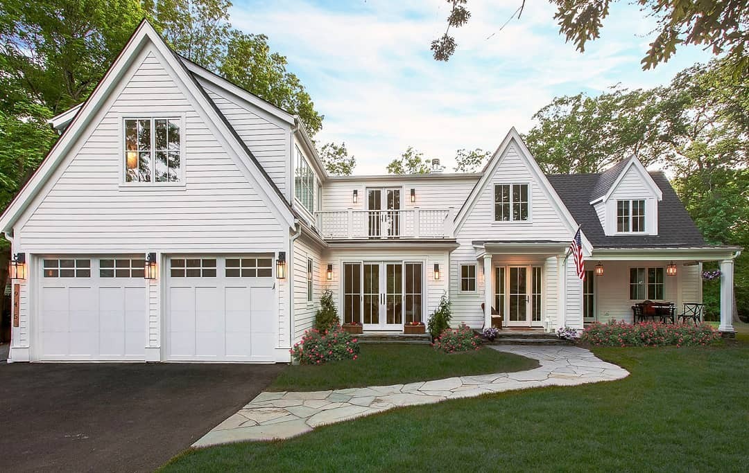 James Hardie siding installed on a Litchfield NH home by Coastal Windows & Exteriors to elevate curb appeal.