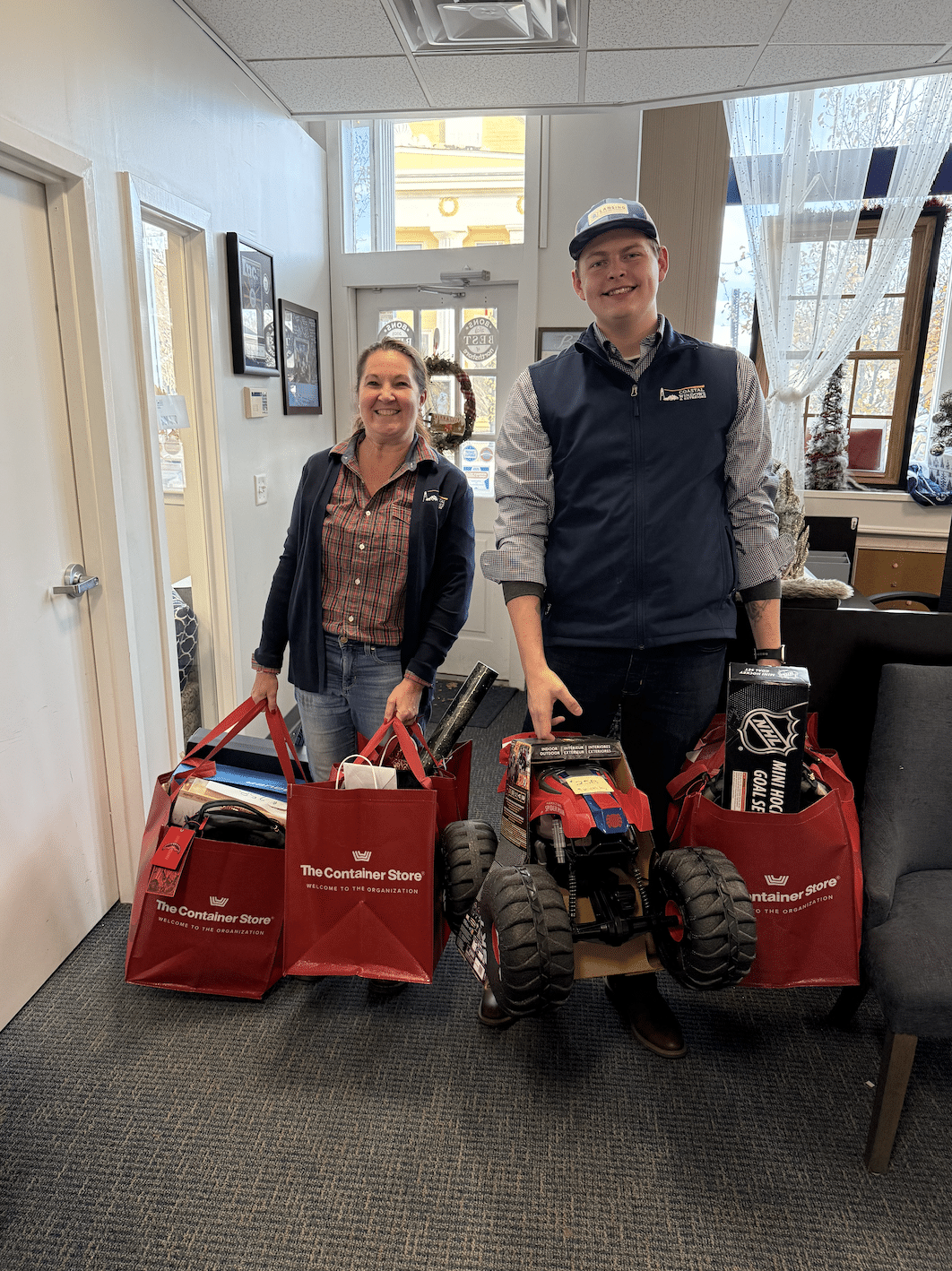 Beverly Bootstraps Winter Wishes Program donation Stephanie Vanderbilt Beverly MA North Shore Essex County