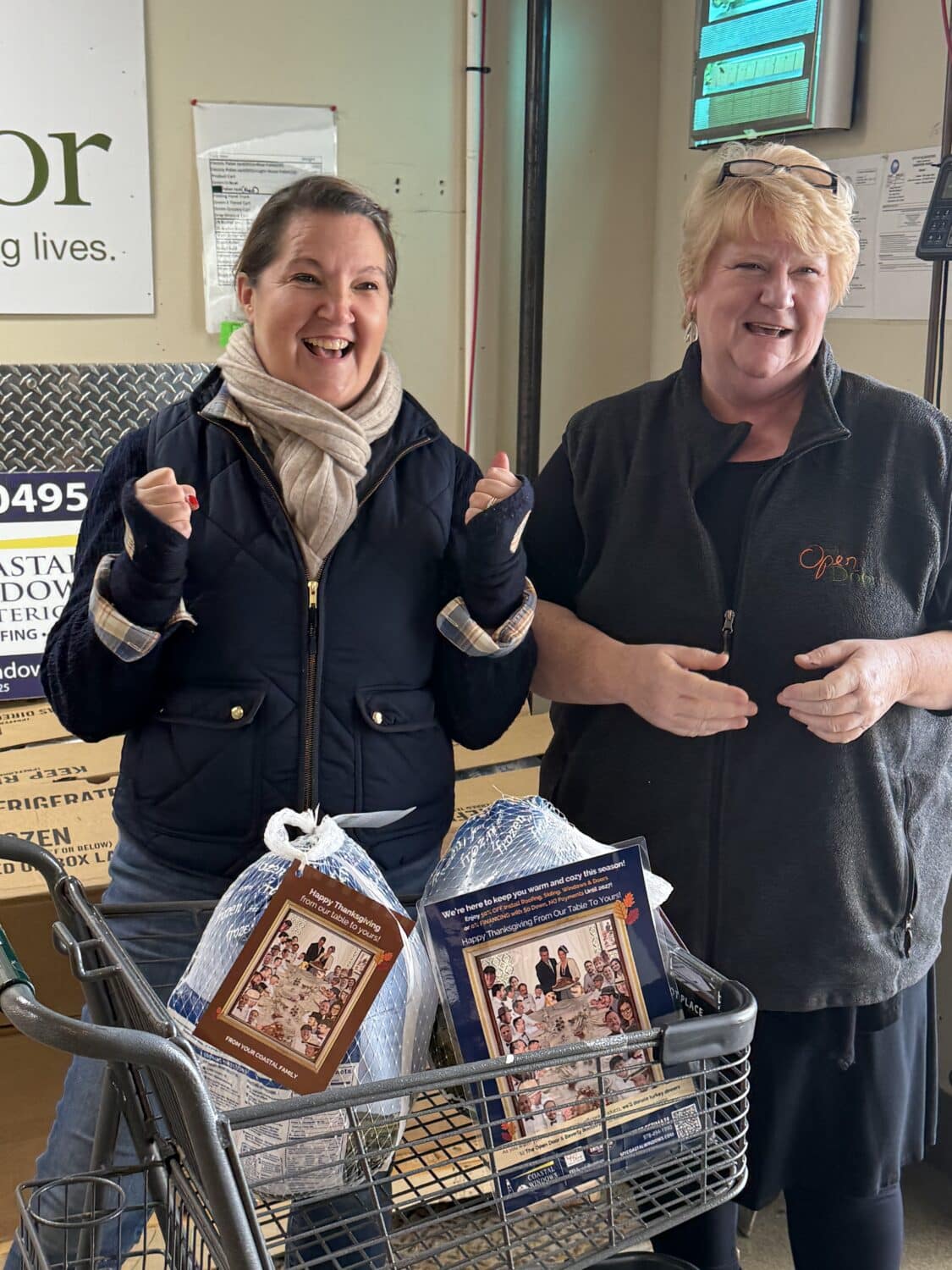 839 pounds of donated turkeys arrive in Holliston MA