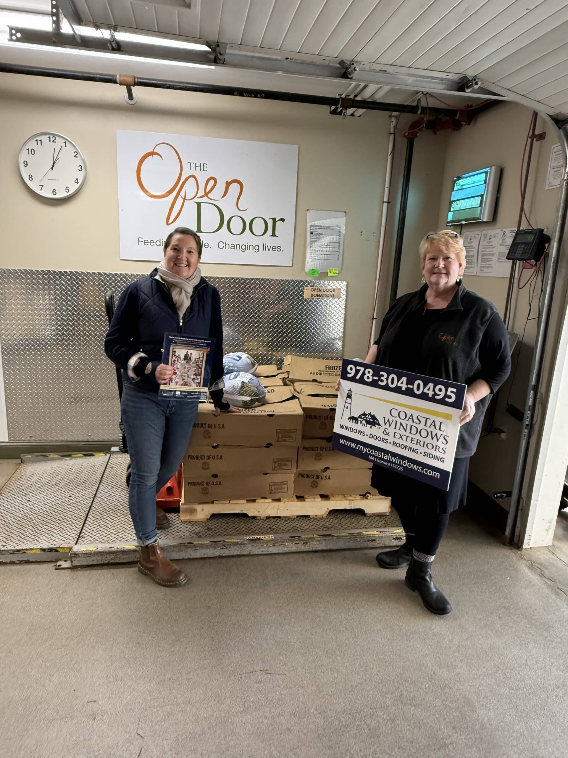 50 donated turkeys supporting Medway MA families