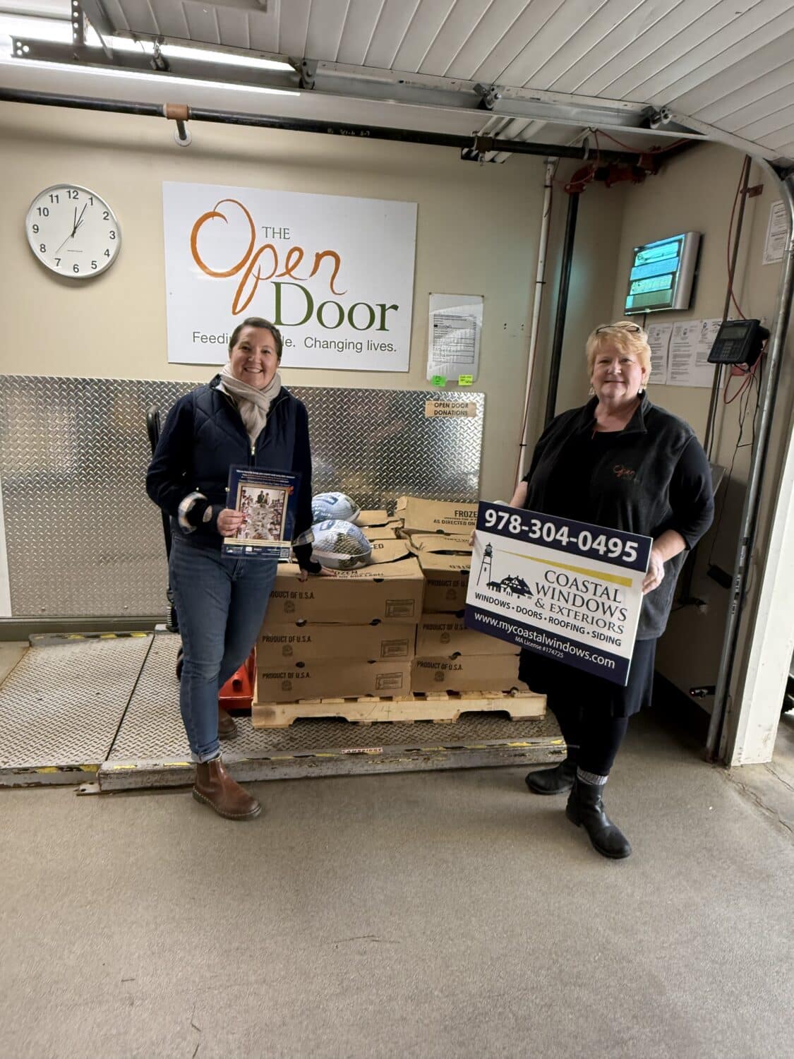 50 donated turkeys supporting Norfolk MA families