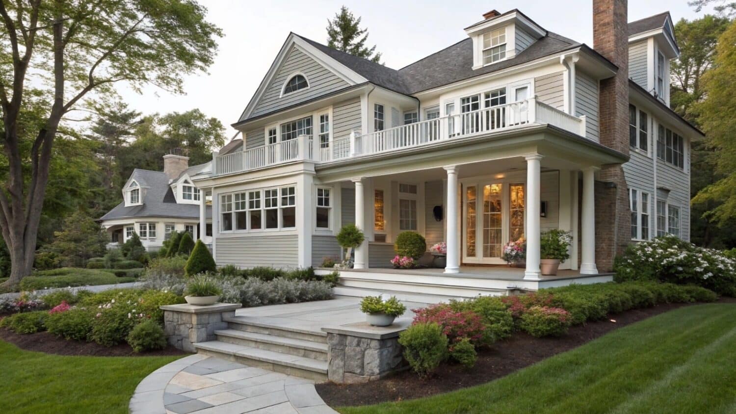 exterior remodeling in Franklin County MA home in Pioneer Valley with new siding roofing windows and doors