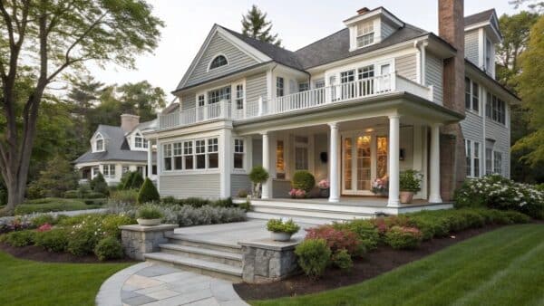 exterior remodeling in Franklin County MA home in Pioneer Valley with new siding roofing windows and doors