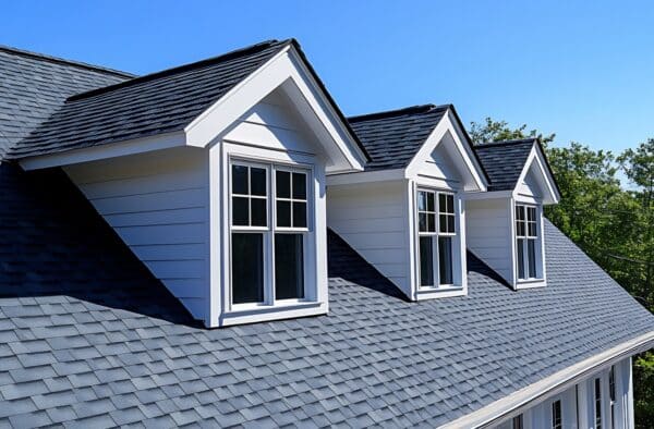 architectural shingle roofing installed by Best Roofing Services in Dover, MA enhancing durability energy efficiency and home value.