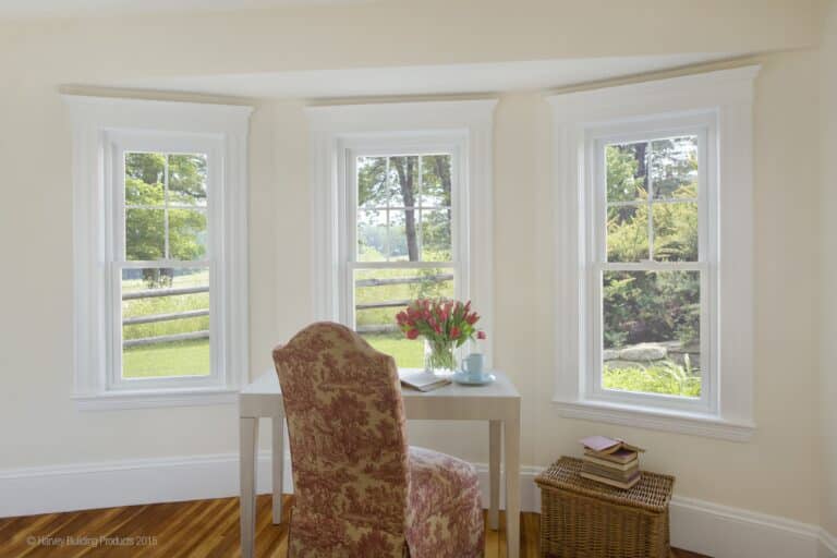 bright interior with new windows installed by window replacement Dover MA professionals maximizing light and insulation.