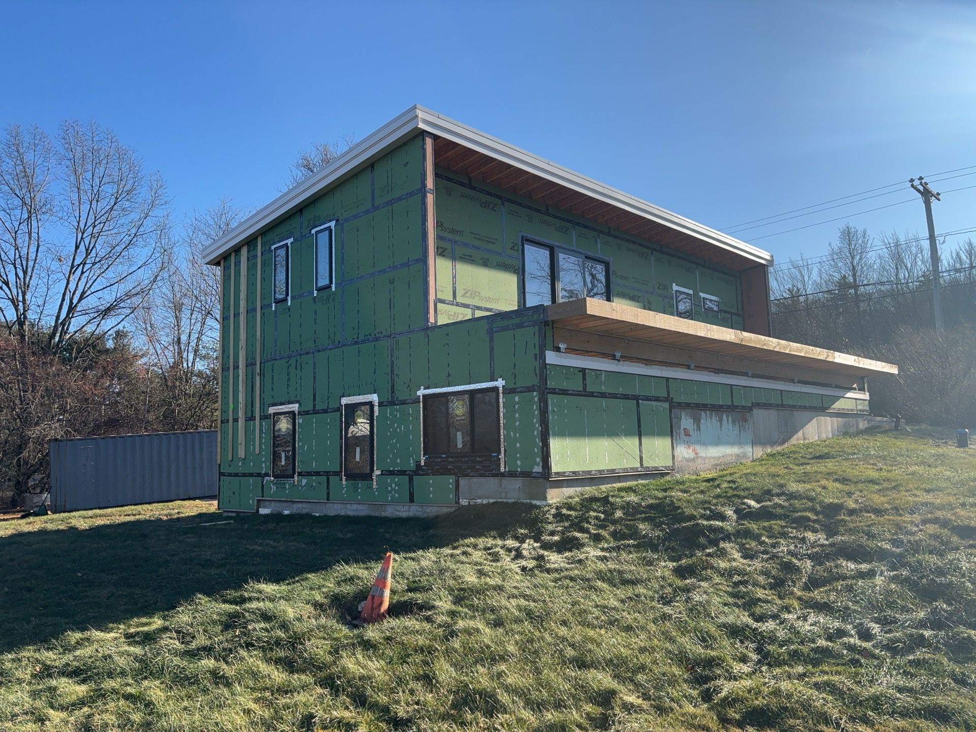 Home exterior before James Hardie siding installation